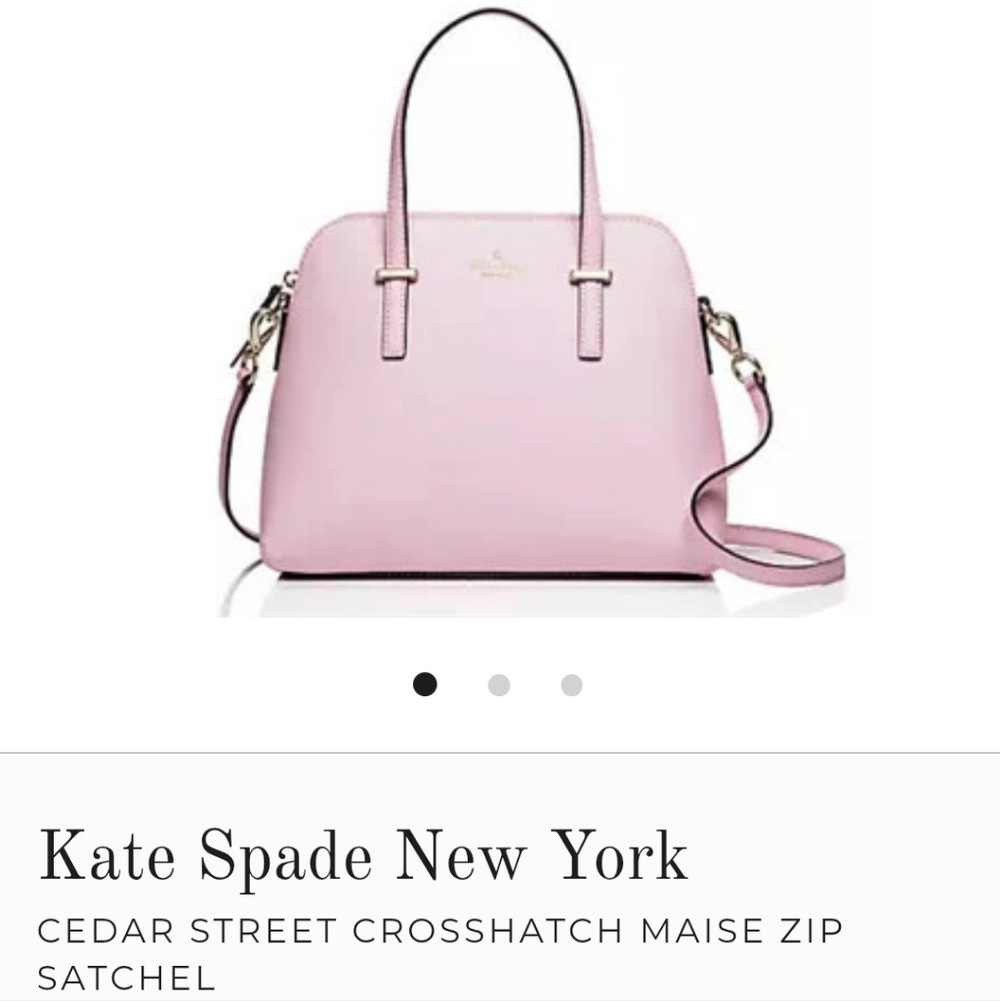 Kate Spade New York – Cedar Street Crosshatch Maise Zip Satchel